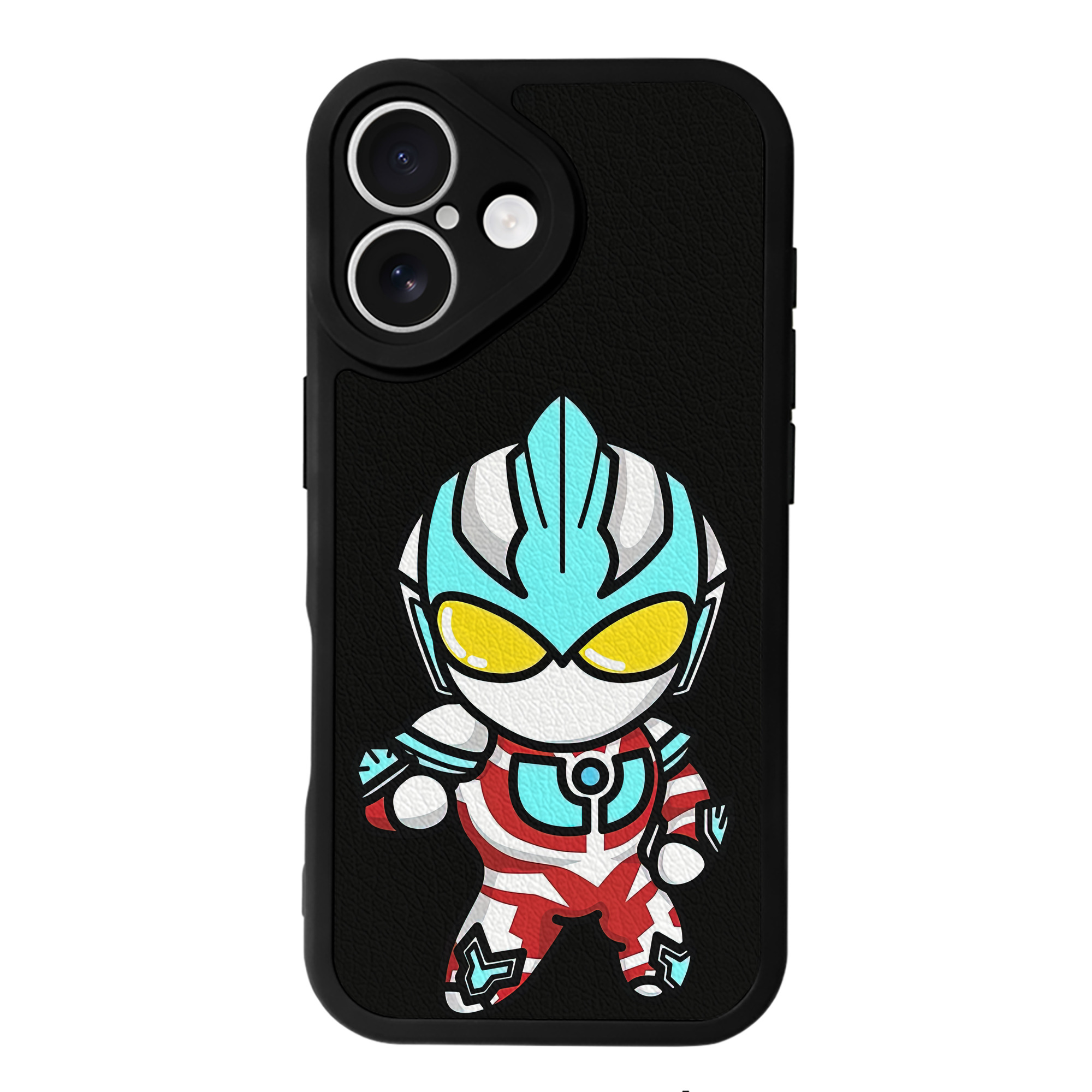 （画像用） ウルトラマン Ultraman 【iPhone 16シリーズ対応】シリコンスマホケース（レザー調） 材質：シリコン